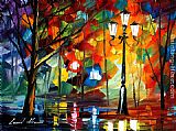 Leonid Afremov THE SOUL OF THE PARK painting